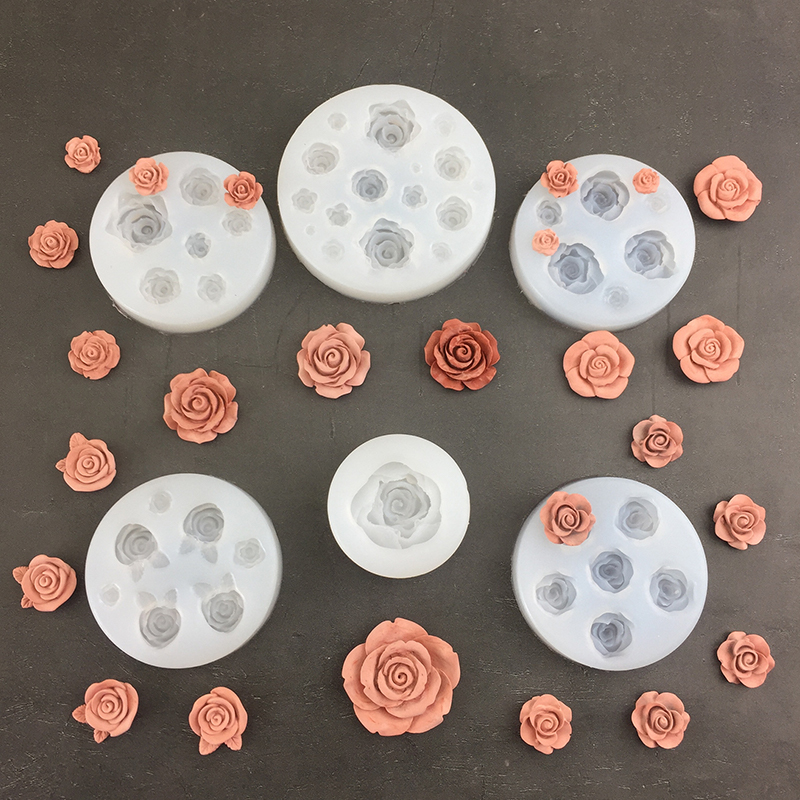 Eco Soap - 3d Rosen blumen form Blatt Silikon