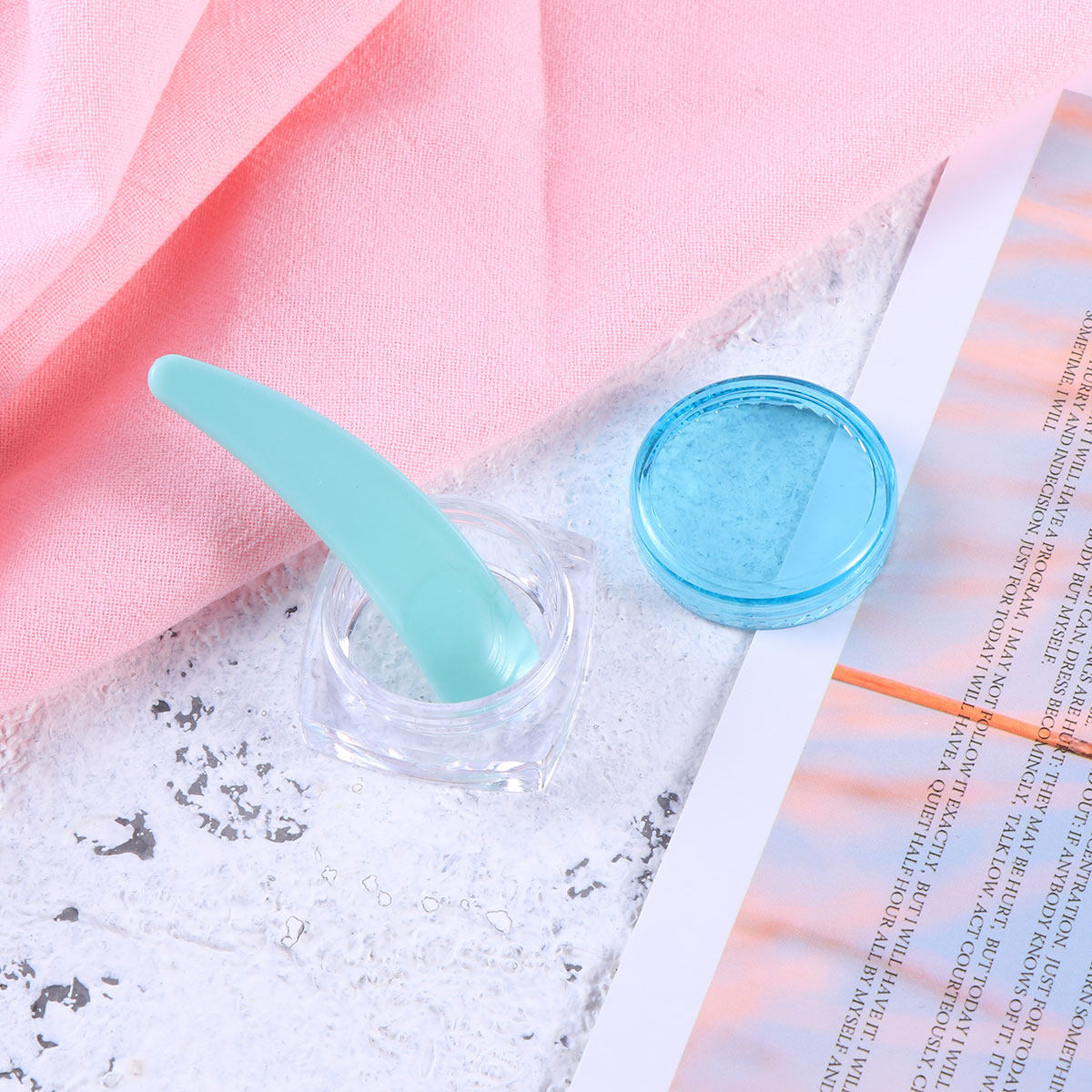 Reusable Bottle - 30-teiliges Behälter-Set, 5G, quadratischer Boden, transparente,