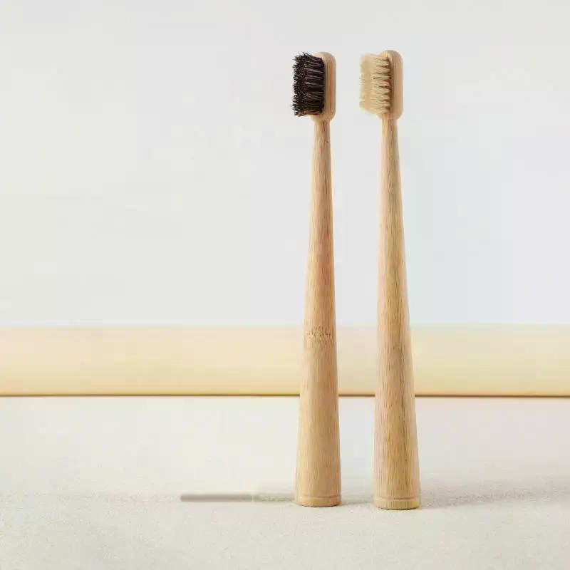 Bamboo Toothbrush - /ACR/1 Stück/4 Stück Pferdeborsten-Bambuszahnbürste Luxuriös Weich