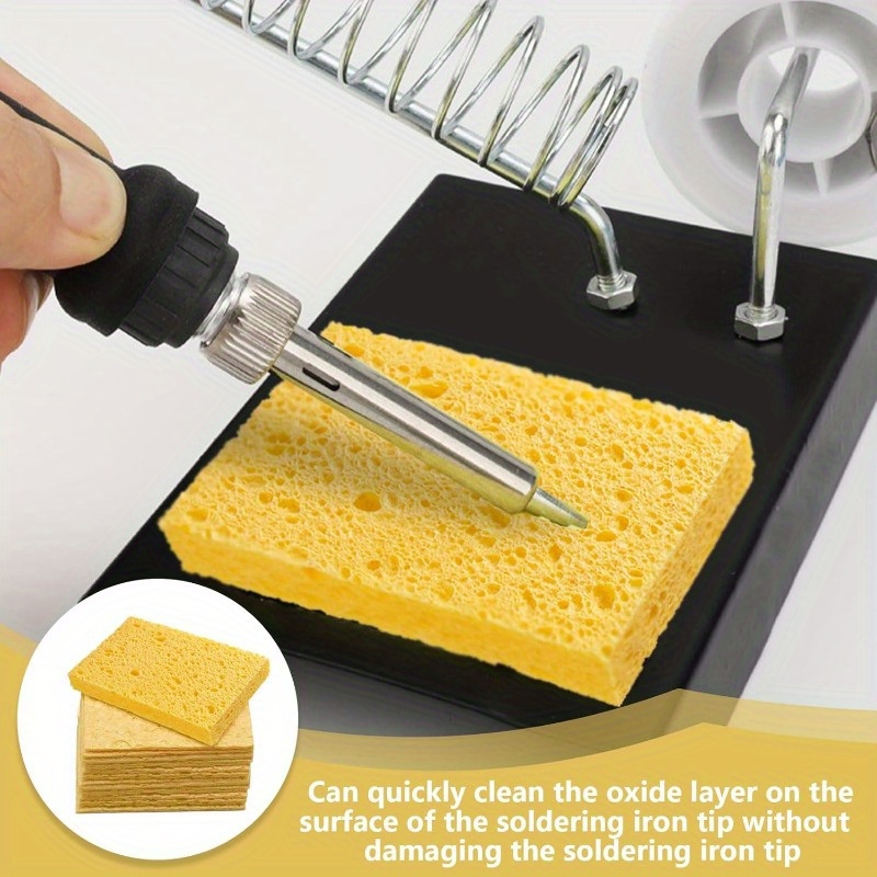 Eco Sponge - 10 Stück Hochwertige Professionelle Lötspitzen-Reinigungsschwämme, Hitzebeständige