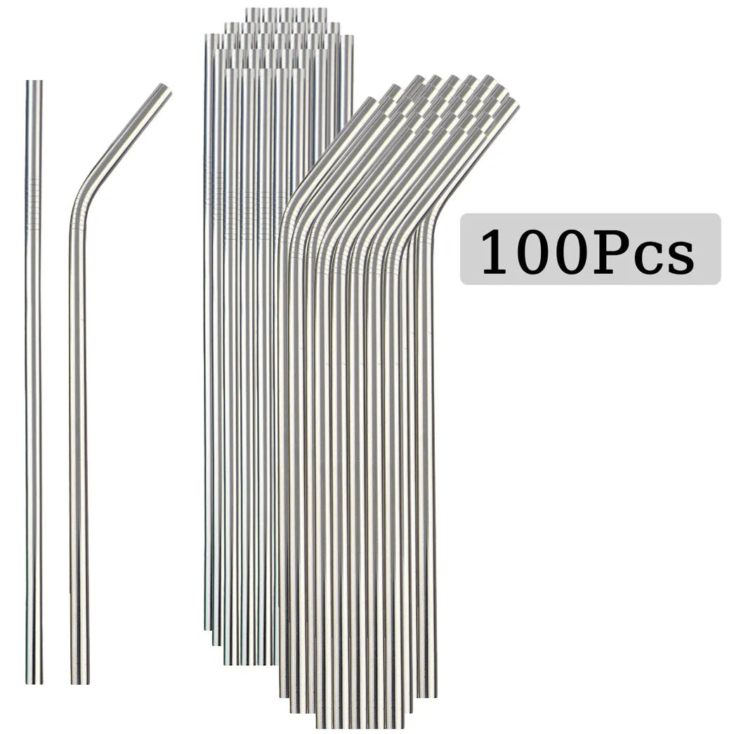 100Pcs Edelstahl Stroh Haltbar – Reusable Straw Bewertung und Preis