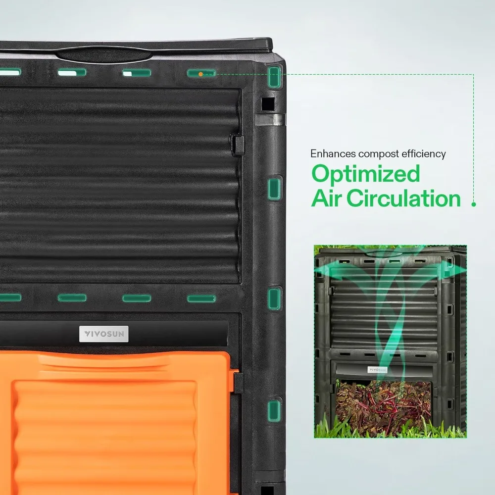 Gallonen-Kompostierbehälter fü – Compost Bin Bewertung und Preis