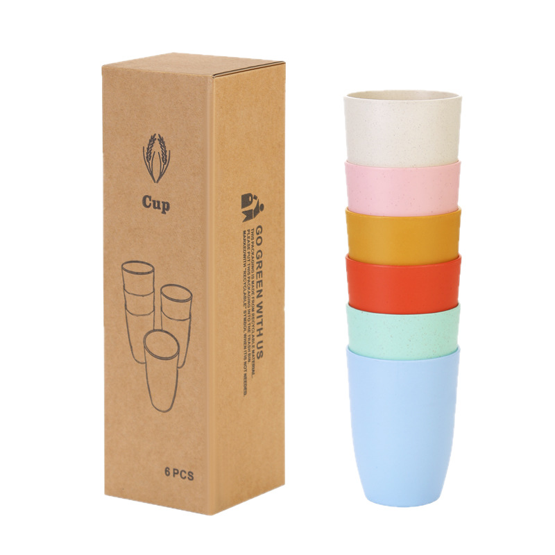 Weizenstroh-Becher 6 Stück, un – Reusable Straw Bewertung und Preis