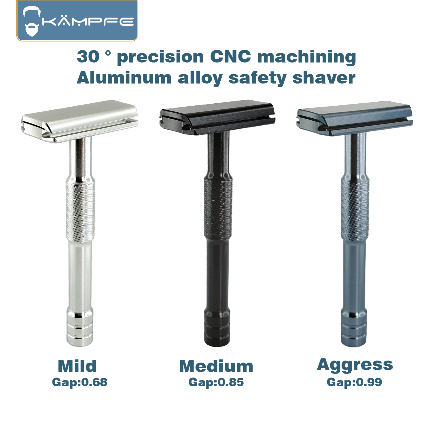 KAMPFE CNC-gefräster, geschlos – Safety Razor Handle Bewertung und Preis