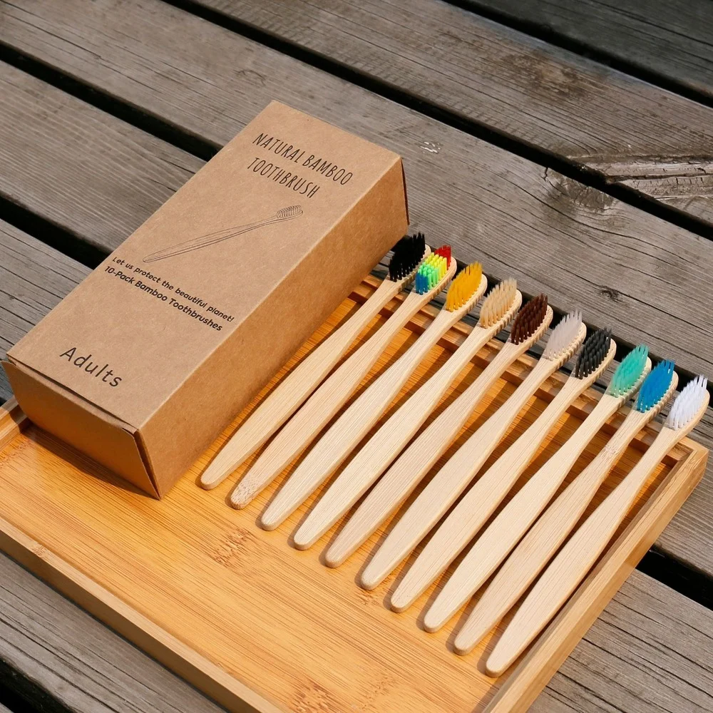 10PCS Bunte Zahnbürste Natürli – Bamboo Toothbrush Bewertung und Preis