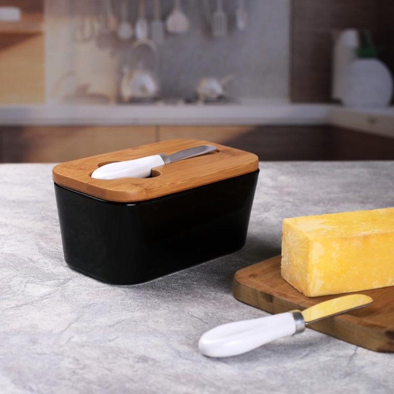 Einfache Keramik Butter dose m – Bamboo Cutlery Bewertung und Preis